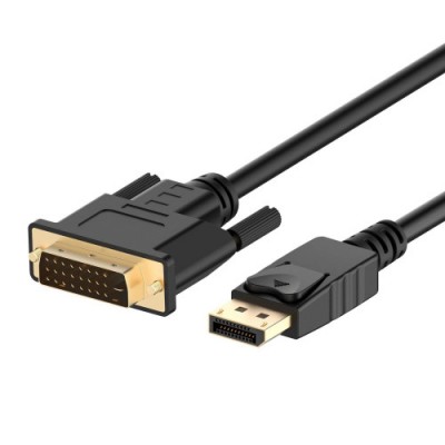 Ewent EC1441 adaptador de cable de video 18 m DisplayPort DVI D Negro