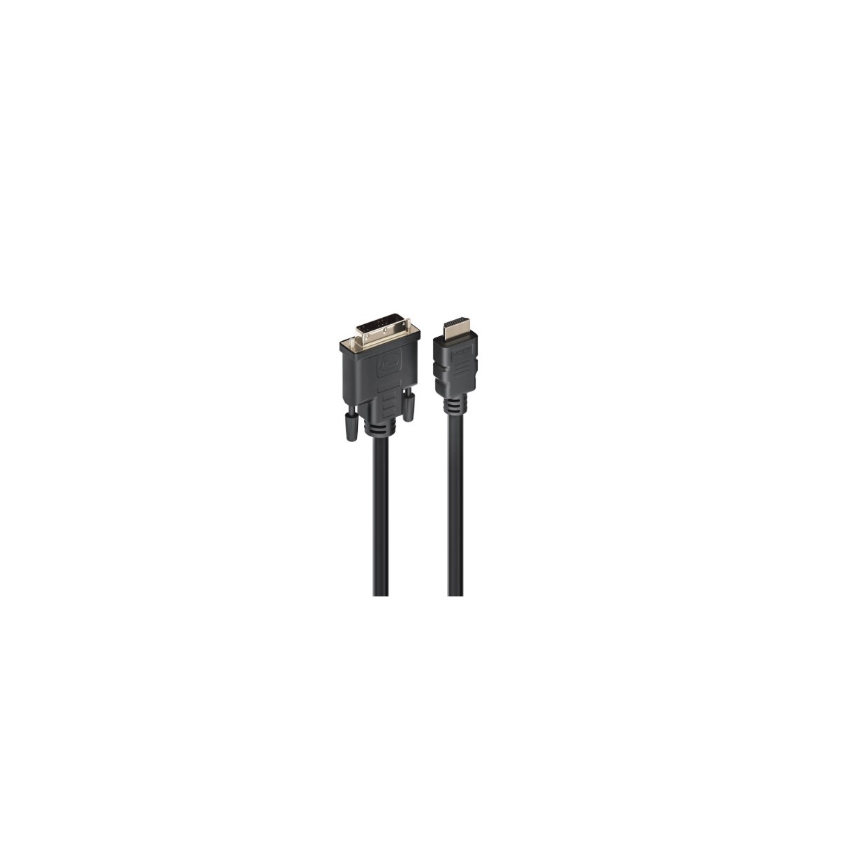 Ewent EC1351 adaptador de cable de video 3 m HDMI tipo A Estandar DVI D Negro