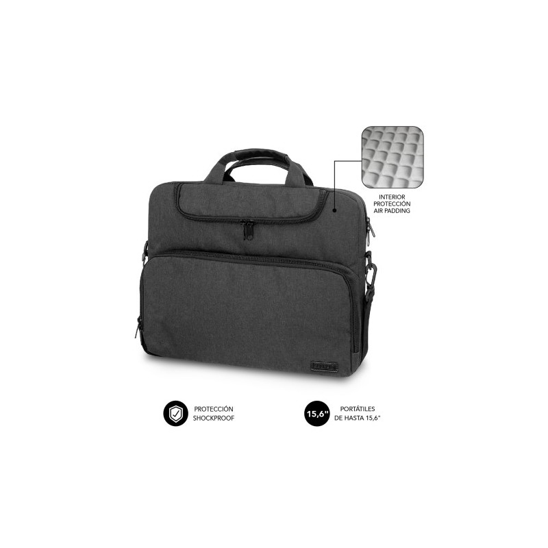 11065-AIR PADDING LAPTOP BAG 15,6" DARK GREY 11065-AIR PADDING LAPTOP BAG 15,6" DARK GREY