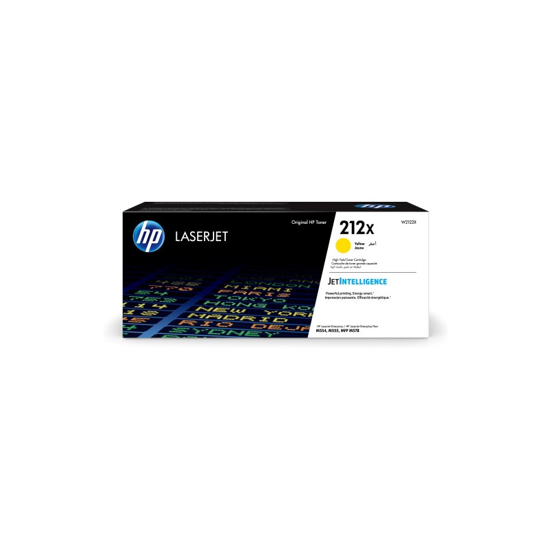 11101-HP Cartucho de toner Original LaserJet 212X amarillo de alta capacidad 11101-HP Cartucho de toner Original LaserJet 212X amarillo de alta capacidad