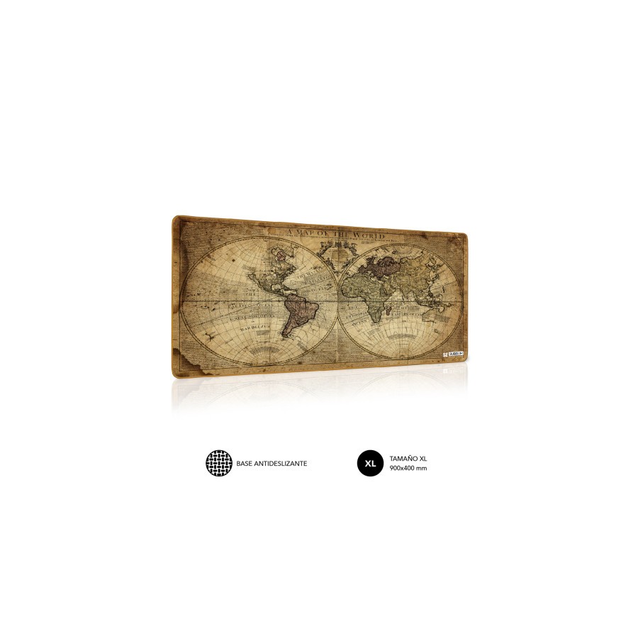 11117-SUBBLIM Alfombrilla Raton Vintage World XL Mouse Pad 900x400x3 11117-SUBBLIM Alfombrilla Raton Vintage World XL Mouse Pad 900x400x3