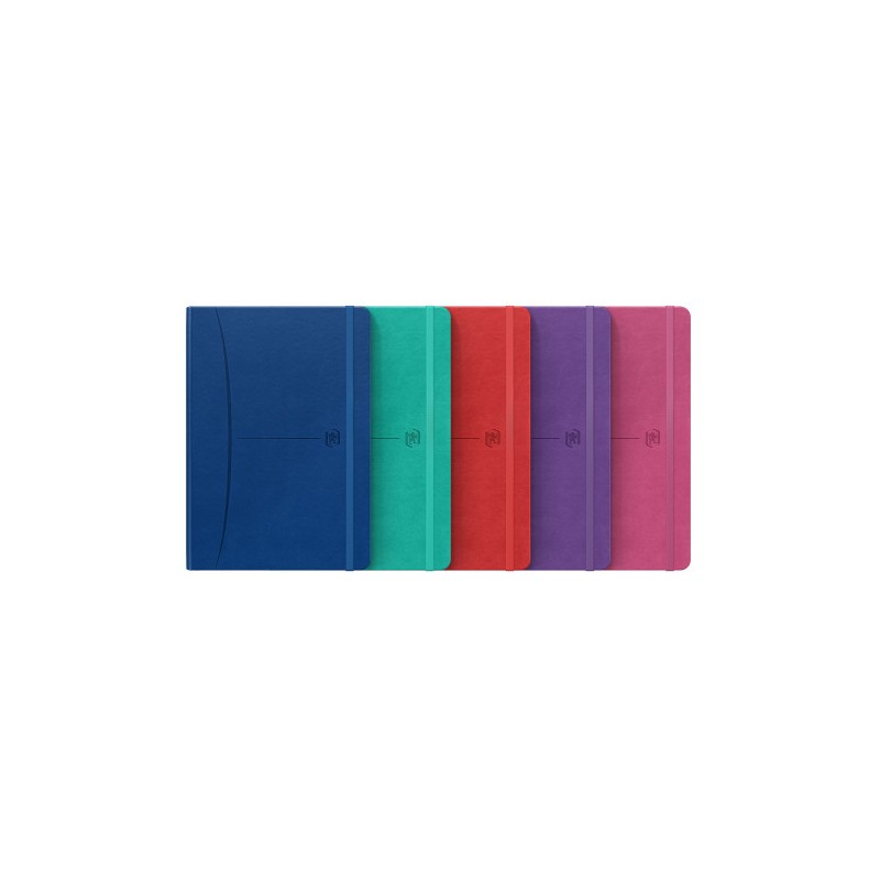 11170-CUADERNO SIGNATURE A5 TAPA EXTRADURA 80H RAYADO HORIZONTAL COLORES SURTIDOS VIVOS OXFORD 400163613