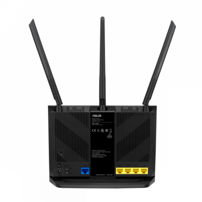 ASUS 4G AX56 router inalambrico Gigabit Ethernet Doble banda 24 GHz 5 GHz 3G Negro