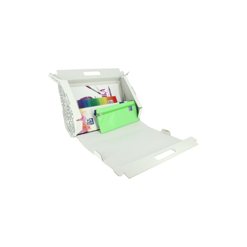 11180-KIT KIDS1 BLOCS DIBUJO+BLOC ACUARELA/TEMPERA+ESTUCHE KANGOO+TEMPERAS OXFORD 400169566