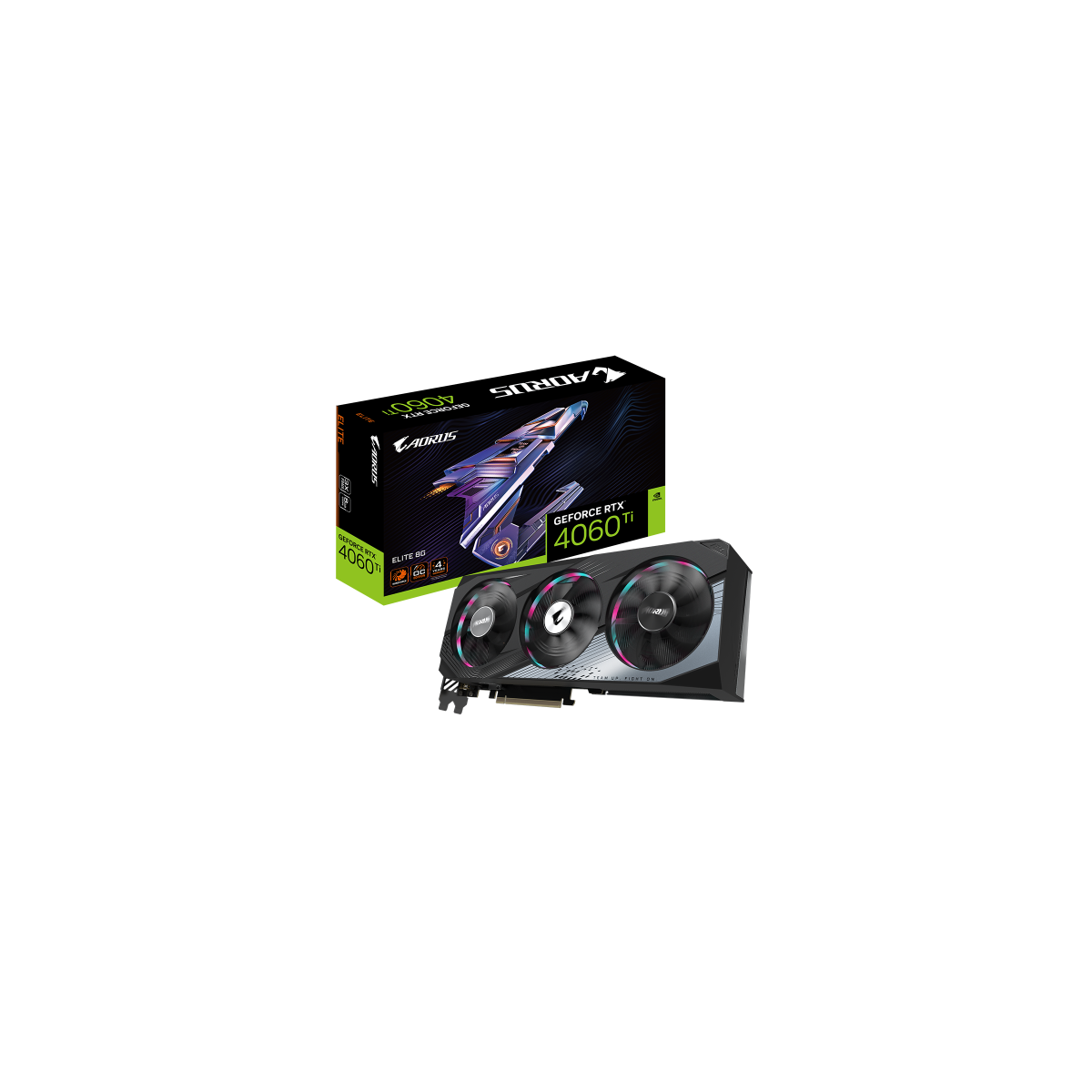 Gigabyte AORUS GeForce RTX 4060 Ti ELITE 8G NVIDIA 8 GB GDDR6