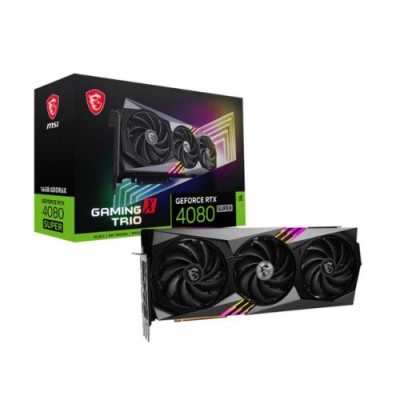 VGA MSI 4080 SUPER 16G GAMING X TRIONVRTX4080SUPER16GBGDDR6X256BIT3DP1HDMITORX FAN 403 VENTILADORES