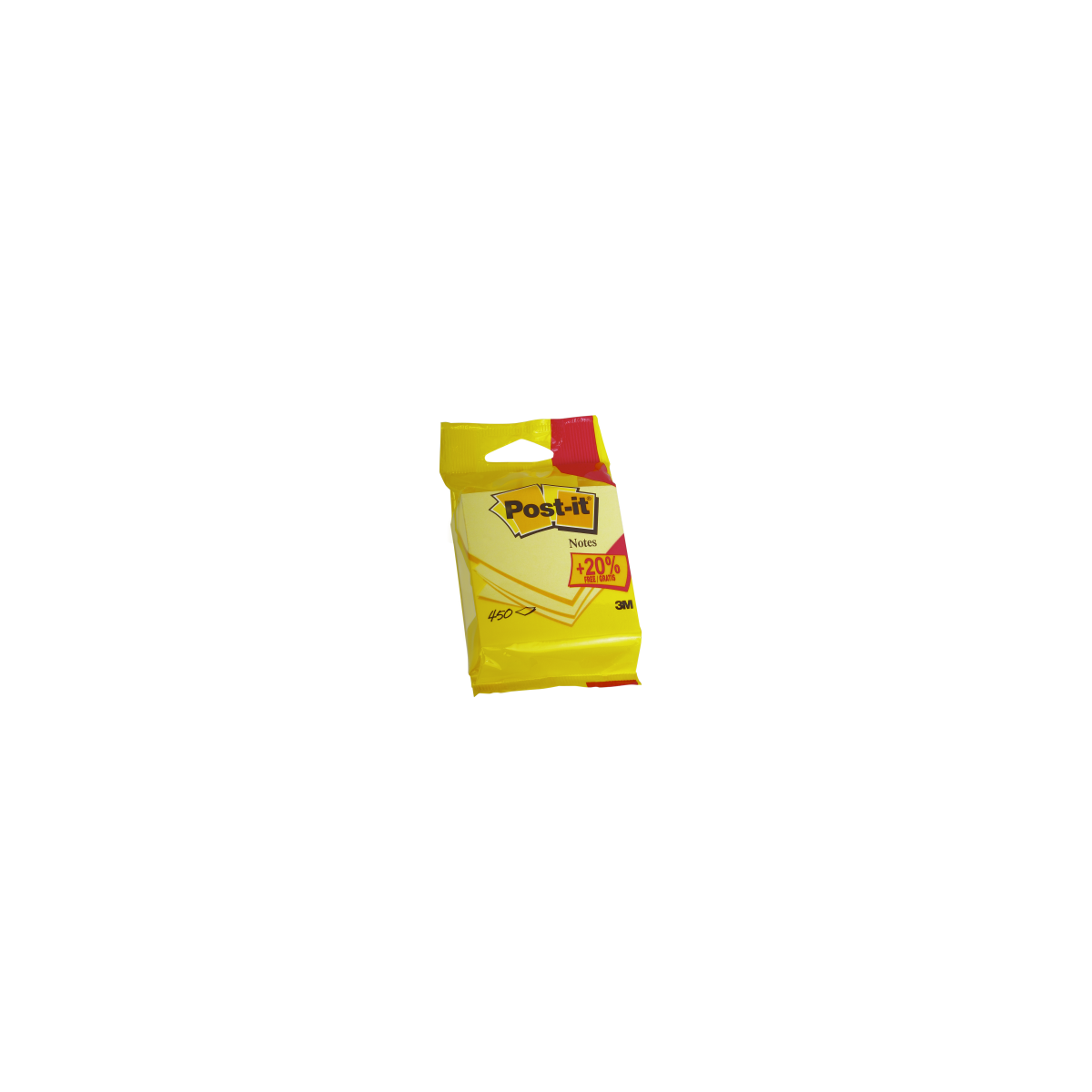 CUBO 37575 HOJAS NOTAS ADHESIVAS 76X76MM CANARY YELLOW EMBLISTADO INDIVIDUAL 5426P POST IT 7100172391