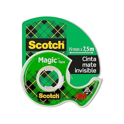 ROLLO CINTA INVISIBLE 19MM X 75M MAGICCON DISPENSADOR 8 1975D SCOTH 7100086322