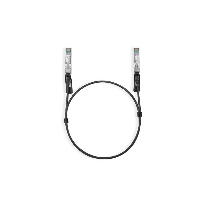 11210-TP-Link TL-SM5220-1M cable de fibra optica SFP+ DAC Negro