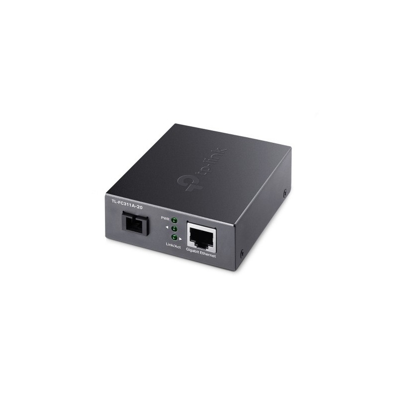 11215-TP-Link TL-FC311A-20 convertidor de medio 1000 Mbit/s 1550 nm Monomodo Negro 11215-TP-Link TL-FC311A-20 convertidor de medio 1000 Mbit/s 1550 nm Monomodo Negro