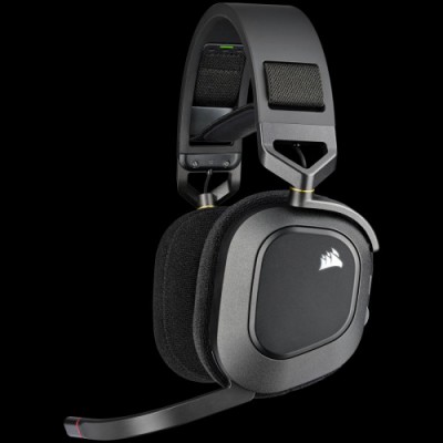 Corsair HS80 RGB Auriculares Inalambrico Diadema Juego Negro