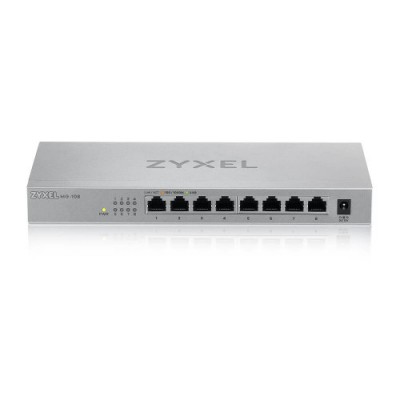 Zyxel MG 108 No administrado 25G Ethernet 100 1000 2500 Acero