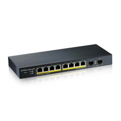 Zyxel GS1900 10HP Gestionado L2 Gigabit Ethernet 10 100 1000 Energia sobre Ethernet PoE Negro