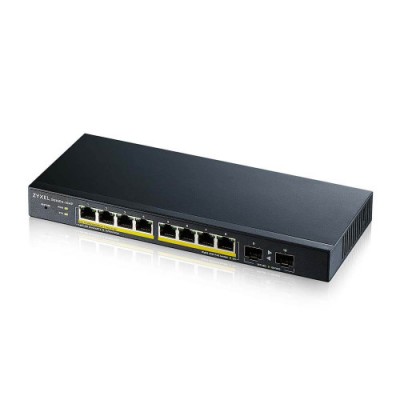 Zyxel GS1900 10HP Gestionado L2 Gigabit Ethernet 10 100 1000 Energia sobre Ethernet PoE Negro