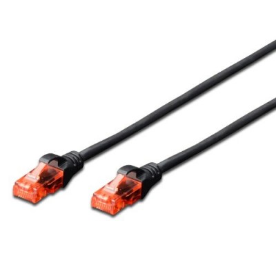 Ewent EW 6U 010 cable de red Negro 1 m Cat6 U UTP UTP