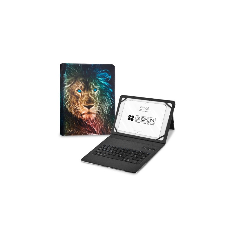 11351-SUBBLIM Funda con Teclado Keytab Pro BT Trendy Leon