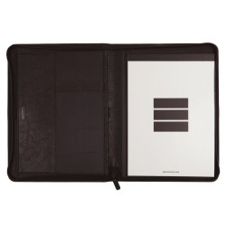 11555-CARPETA CONGRESO PORTADOCUMENTOS CREMALLERA FOCUS A4 NEGRO FINOCAM 5098060