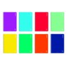 1156-CUADERNO ESPIRAL SERIE BASIC TAPA BLANDA 60 GRS. FOLIO (215X310MM.) 80 HOJAS HORIZONTAL CON MARGEN 8 COLORES SURTID