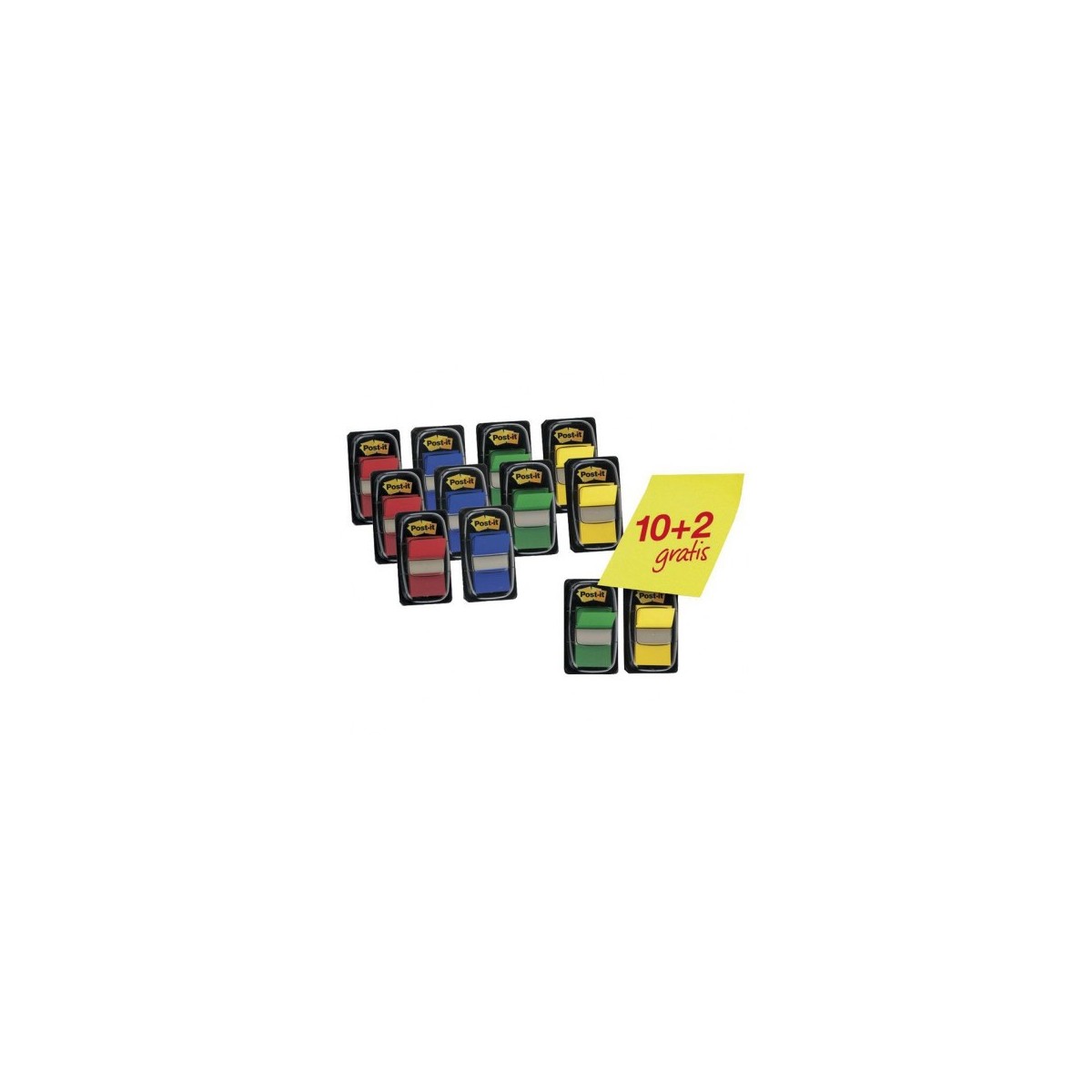 PACK 102 MARCADORES INDEX 254X432MM COLORES SURTIDOS 680P102 POST IT 7000081628