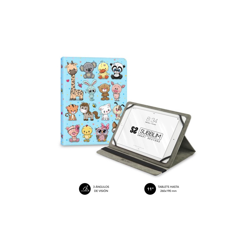 11657-FUNDA TABLET UNIVERSAL TRENDY CASE ANIMALS 11" 11657-FUNDA TABLET UNIVERSAL TRENDY CASE ANIMALS 11"