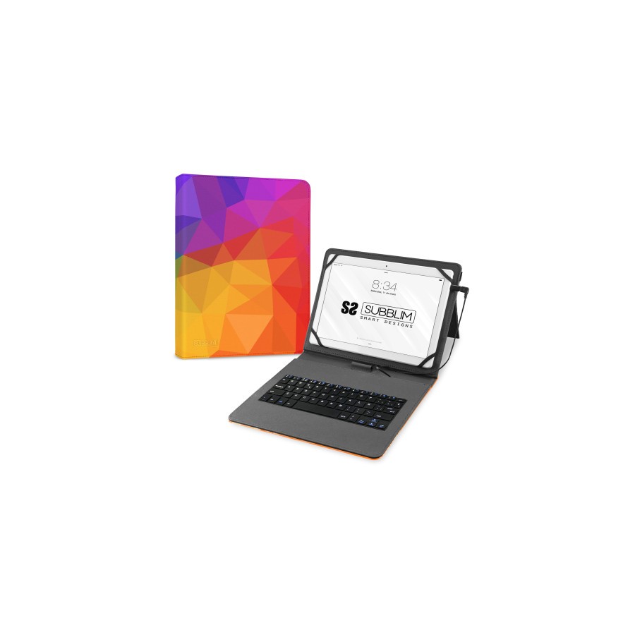 11661-FUNDA CON TECLADO MICRO USB - TYPE C KEYTAB USB 11" TRIANGULOS 11661-FUNDA CON TECLADO MICRO USB - TYPE C KEYTAB USB 11" TRIANGULOS