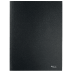 11946-CARPETA CARTON 3 SOLAPAS A4 RECYCLE 100% NEGRO LEITZ 39060095