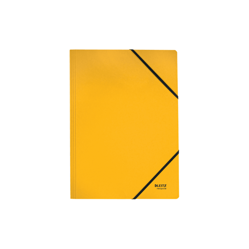 11948-CARPETA DE CARTON CON GOMAS Y SIN SOLAPAS A4 RECYCLE 100% AMARILLO LEITZ 39080015