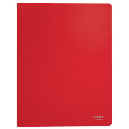 12014-CARPETA POLIPROPILENO CON 40 FUNDAS A4 RECYCLE ROJO LEITZ 46770025