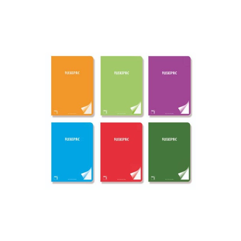 1202-LIBRETA FLEXIPAC TAPA PLASTICO 90 GRS. A-5+ 48 HOJAS HORIZONTAL CON MARGEN SURTIDO PACSA 20048 1202-LIBRETA FLEXIPAC TAPA PLASTICO 90 GRS. A-5+ 48 HOJAS HORIZONTAL CON MARGEN SURTIDO PACSA 20048