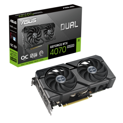 ASUS Dual RTX4070S O12G EVO NVIDIA GeForce RTX 4070 SUPER 12 GB GDDR6X