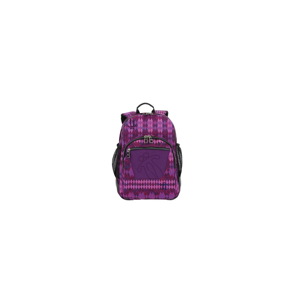 MOCHILA CRAYOLES REFUERZO CAUCHOBOLSILLOS MORADA TOTTO MA04ECO029 1710N 6M2