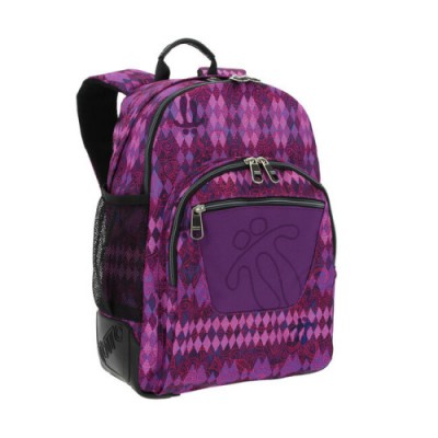 MOCHILA CRAYOLES REFUERZO CAUCHOBOLSILLOS MORADA TOTTO MA04ECO029 1710N 6M2