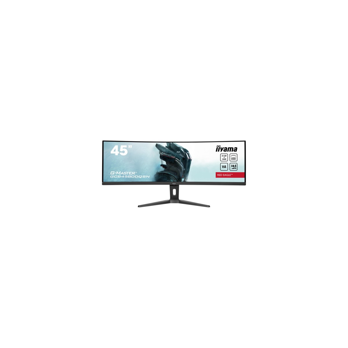 iiyama G MASTER RED EAGLE CURVED pantalla para PC 1143 cm 45 5120 x 1440 Pixeles Dual QHD LED Negro