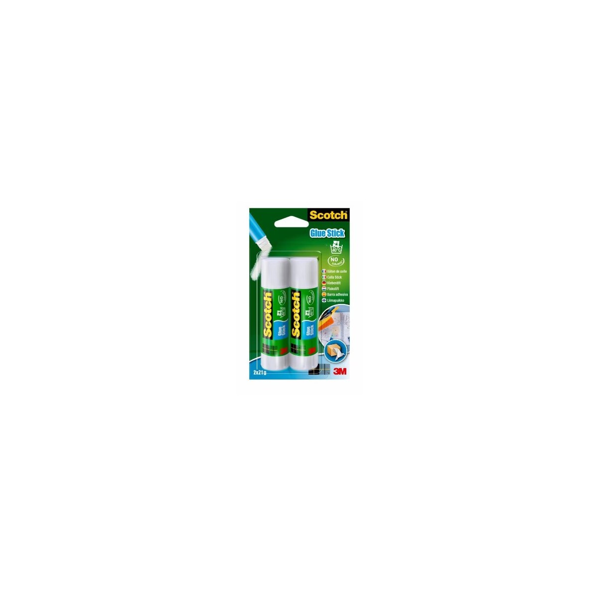 PACK 2 BARRAS ADHESIVO PERMANENTE CLASSIC LINE 21GR 6242C SCOTH 7100115623