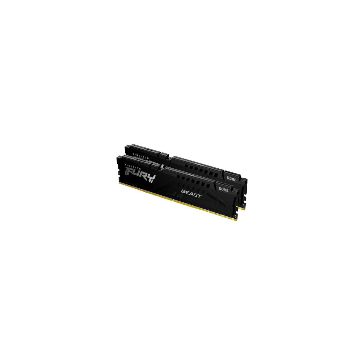 MEMORIA KINGSTON FURY BEAST BLACK DDR5 32GB KIT2 6000MHZ CL40 KF560C40BBK2 32