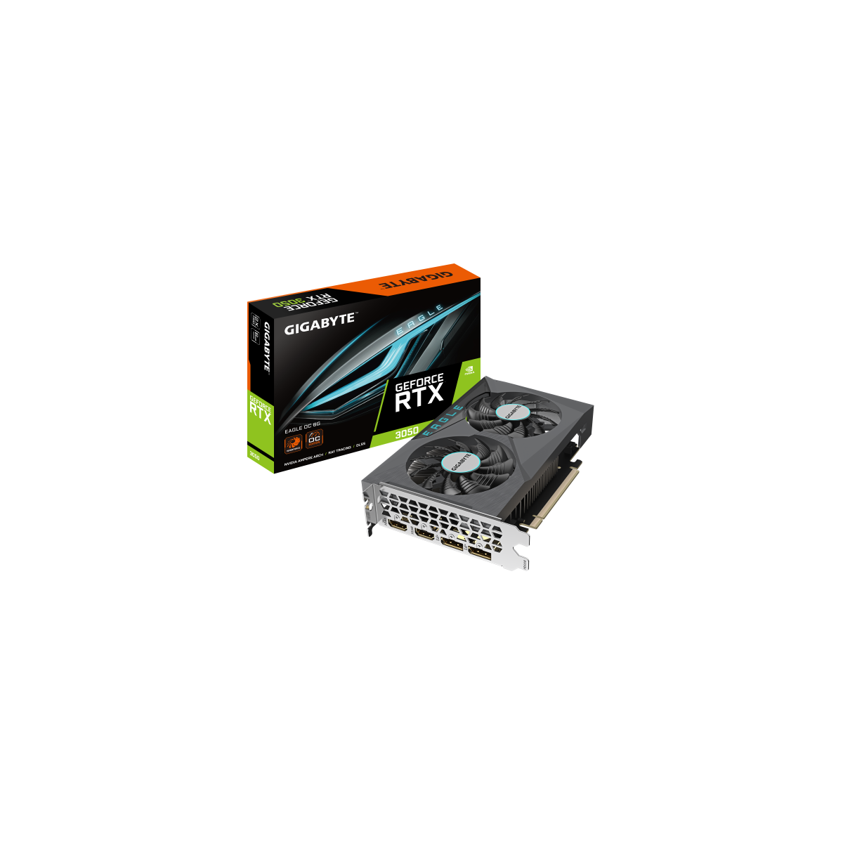 Gigabyte EAGLE GeForce RTX 3050 OC 6G NVIDIA 6 GB GDDR6