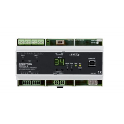 CRESTRON DIN RAIL 2 CHANNEL DALI INTERFACE DIN DALI 2 6503777