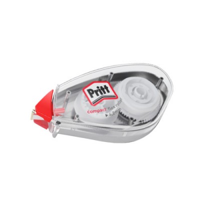 Pritt Compact Flex correccion de peliculo cinta 10 m Rojo Transparente Blanco 1 piezas