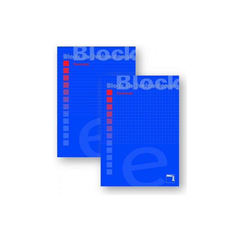 1226-BLOC DE EXAMEN 60 GRS. A-4 (210X297MM.) 50 HOJAS CUADRICULA 4X4 CON MARGEN PACSA 18705