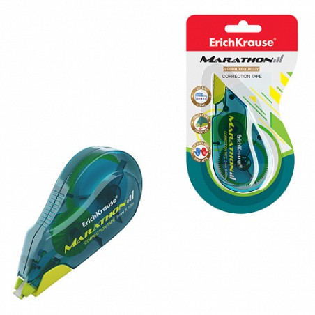12266-BLISTER CINTA CORRECTORA MARATHON, 5MM X 12M ERICH KRAUSE 53200
