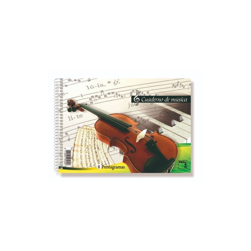 1230-CUADERNO BLOCKS DE MUSICA 80 GRS. 4o (155X215MM.) 20 HOJAS 4 PENTAGRAMAS PACSA 18804 1230-CUADERNO BLOCKS DE MUSICA 80 GRS. 4o (155X215MM.) 20 HOJAS 4 PENTAGRAMAS PACSA 18804