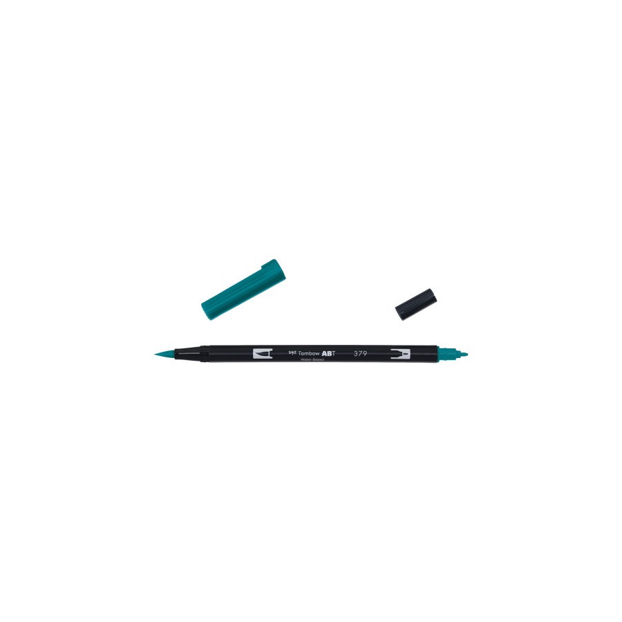 12310-ROTULADOR DOBLE PUNTA PINCEL DUAL BRUSH-379 - COLOR JADE GREEN. TOMBOW ABT-379 12310-ROTULADOR DOBLE PUNTA PINCEL DUAL BRUSH-379 - COLOR JADE GREEN. TOMBOW ABT-379