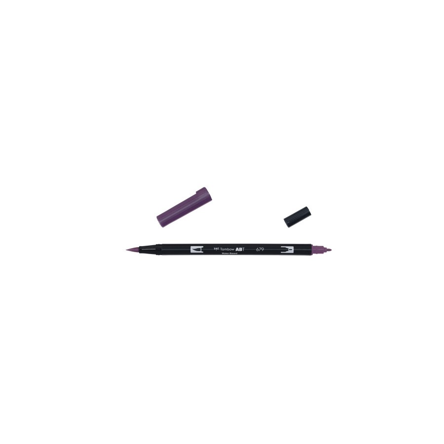 12322-ROTULADOR DOBLE PUNTA PINCEL DUAL BRUSH-679 - COLOR DARK PLUM. TOMBOW ABT-679 12322-ROTULADOR DOBLE PUNTA PINCEL DUAL BRUSH-679 - COLOR DARK PLUM. TOMBOW ABT-679