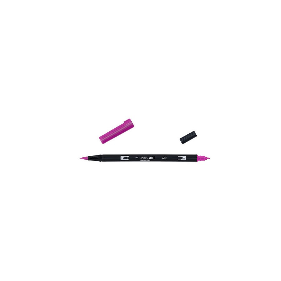 12324-ROTULADOR DOBLE PUNTA PINCEL DUAL BRUSH-685 - COLOR DEEP MAGENTA. TOMBOW ABT-685 12324-ROTULADOR DOBLE PUNTA PINCEL DUAL BRUSH-685 - COLOR DEEP MAGENTA. TOMBOW ABT-685