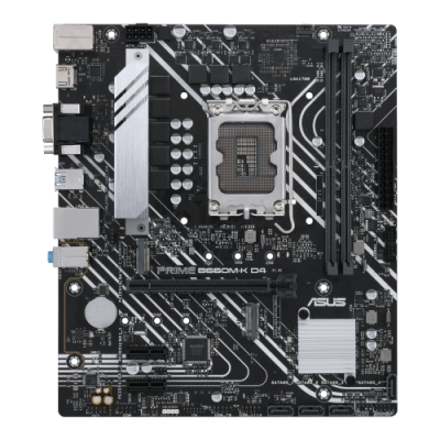 A PLACA ASUS PRIME B660M K D4INTEL1700B6602DDR4MATX