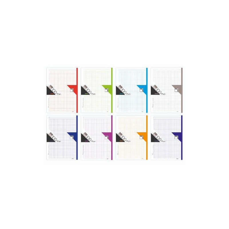 1234-RECAMBIO DE COLORES  90 GRS. A-4 (210X297MM.) 100 HOJAS COLOR NARANJA PACSA 21047