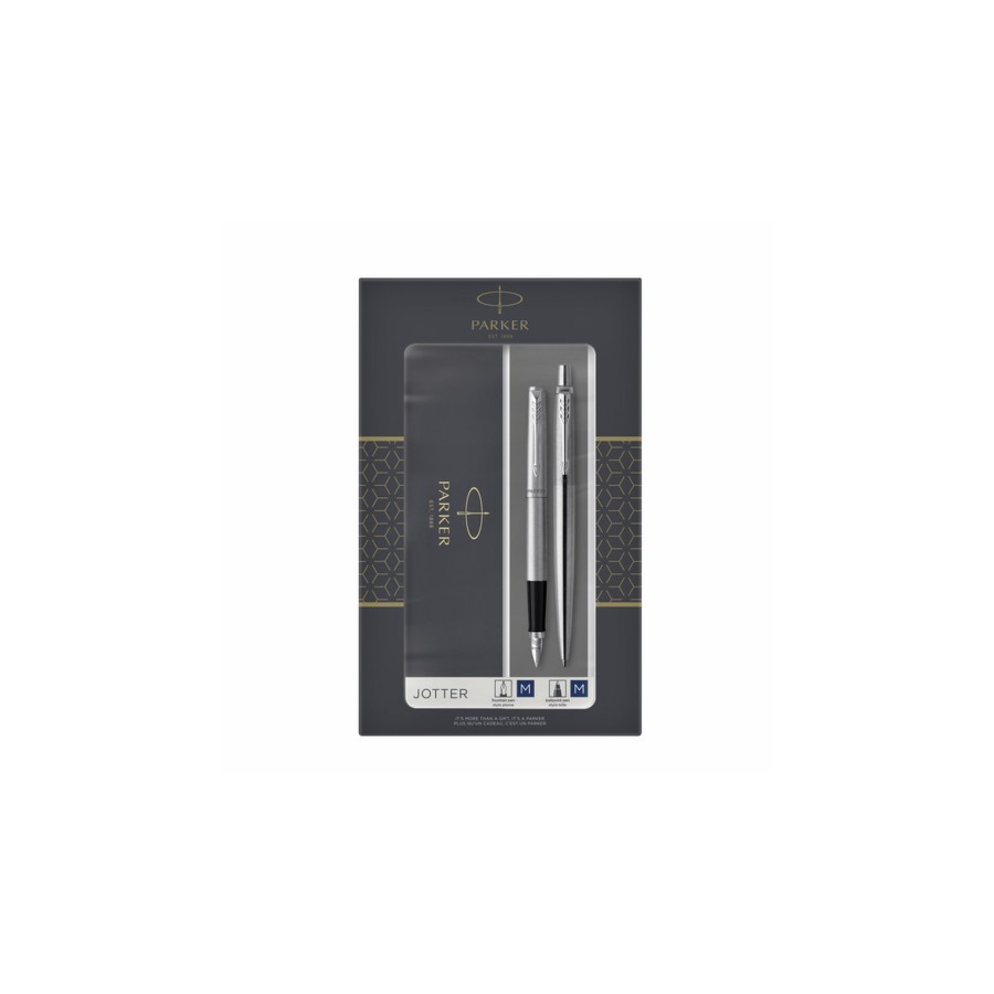 12364-SET JOTTER. DUO PLUMA + BOLIGRAFO ACERO CT PARKER 2093258 12364-SET JOTTER. DUO PLUMA + BOLIGRAFO ACERO CT PARKER 2093258