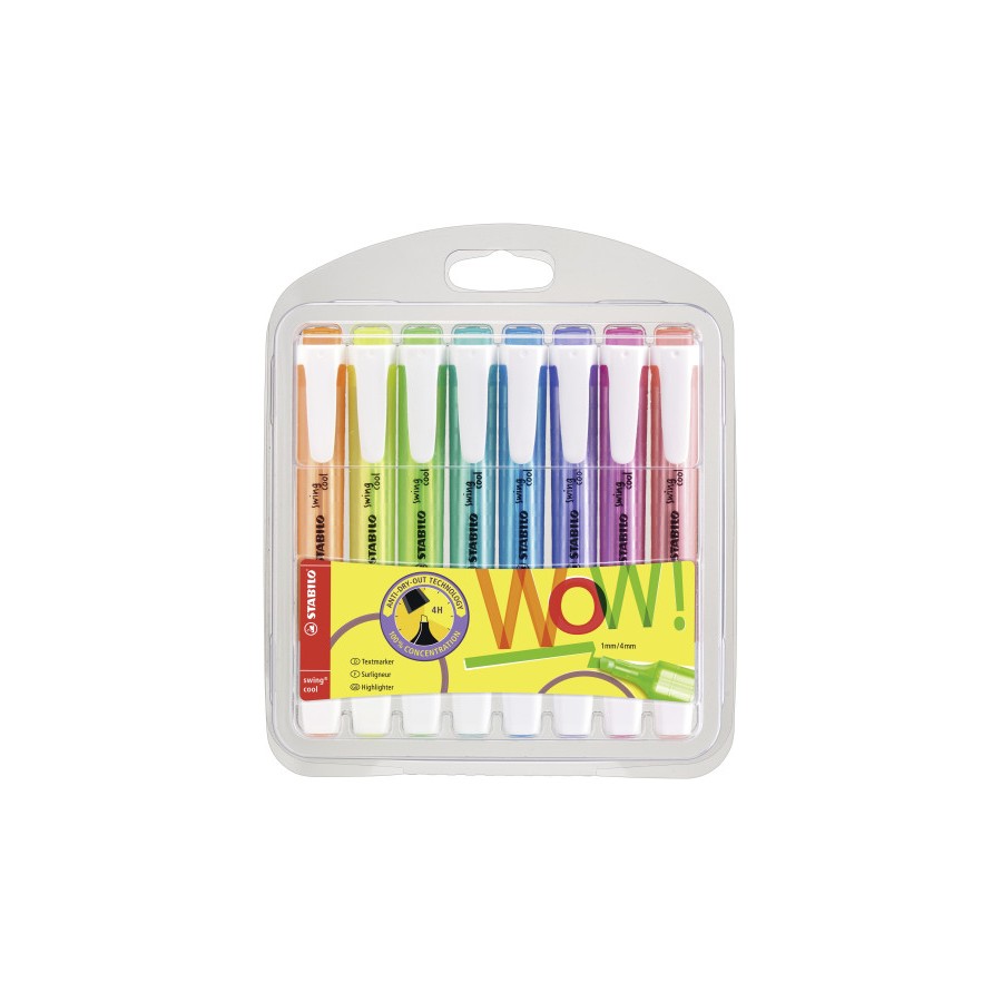 12413-ESTUCHE 8 UDS STABILO SWING COOL-STABILO 275/8-3 12413-ESTUCHE 8 UDS STABILO SWING COOL-STABILO 275/8-3