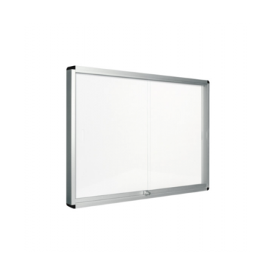 Bi Office Exhibit tablon para notas Interior Blanco Aluminio