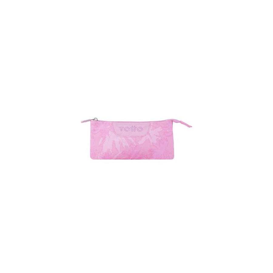12457-ESTUCHE ESCOLAR TRES COMPARTIMENTOS PALMERAS ROSAS - TABLERO TOTTO AC52ECO012-2210Z-8IE 12457-ESTUCHE ESCOLAR TRES COMPARTIMENTOS PALMERAS ROSAS - TABLERO TOTTO AC52ECO012-2210Z-8IE